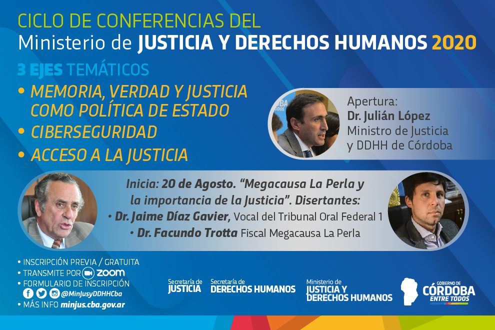 Lee más sobre el artículo Justicia brindará un ciclo de conferencias